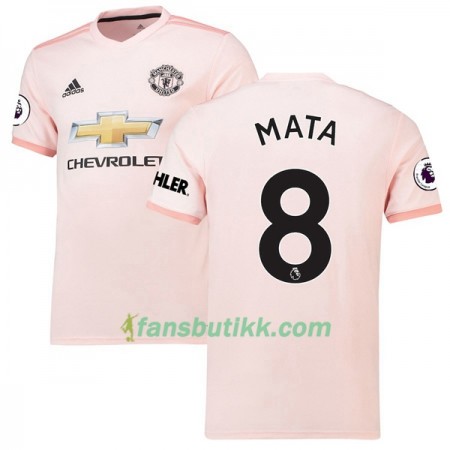 Fotballdrakt Manchester United Juan Mata 8 Bortetrøye 2018-2019 Kortermet